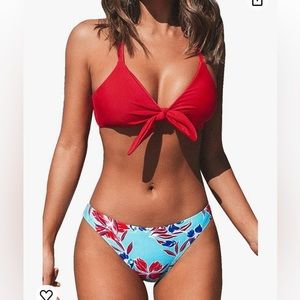 Cupshe Floral Bikini Set